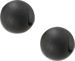 Conrad Components MSWC-10BK Bevestigingssokkel Zelfklevend 547139 Bundel-Ø (bereik) 13 mm (max) Zwart 10 stuk(s)