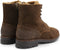 Travelin' Hosio - Heren Veterboots - Lammy wollen voering - Cognac bruin suede leer