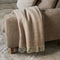 Riviera Maison Plaid Taupe - Whistler Geweven Deken - Wol - (LxB) 180x125