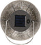 Anna's collection Solar lantaarn - zilver - metaal - 14 x 16 cm