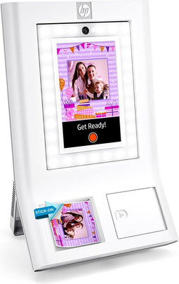 HP Sprocket Photobooth - Instant Camera - 10,1” LCD-touchscreen - Wit