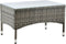 Juskys Fort Myers - Loungeset - 4-persoons - grijs gemêleerd/donkergrijs