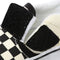 VANS TD Asher V - Lage sneakers - Klittenbandsluiting - (CHECKERS) BLACK/NATURAL - Maat 22