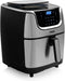Princess Steam Aerofryer - 6.5L - Digitale Timer - 1700W - Zwart/Zilver