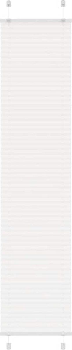 vidaXL - Plissé - rolgordijn - 50x200 - cm - stofbreedte - 49,4 - cm - polyester - wit