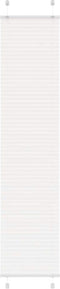 vidaXL - Plissé - rolgordijn - 50x200 - cm - stofbreedte - 49,4 - cm - polyester - wit