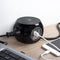 Ewent EW3938 - Power Block - 3 stopcontacten en 3 USB-poorten - zwart