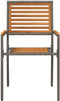 vidaXL - Opberg - Tuinstoelen - 2 - stuks - Grijs - Poly - Rattan