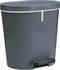 Sunware - Zamora pedaalemmer 8L antraciet - 28,5 x 23 x 28,5 cm