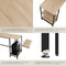 tectake® Stoke - Bureau - Industrieel design - 4 opbergvakken - Lichtbruin