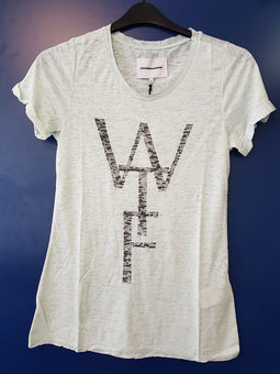 Dames T-shirt - WTF - mint - mt M