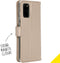 Accezz Wallet Softcase Bookcase - Samsung Galaxy S20 Plus - Kunstleer - Goud