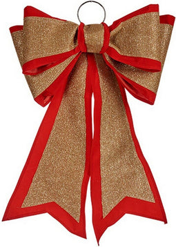 Lasso Kerstversiering 40 x 60 cm Rood Gouden PVC