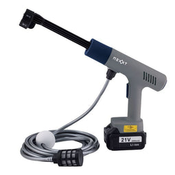 Nexxt Draadloze Hogedrukreiniger Deluxe - 20 Bar - 21v Li-ion - 6-in-1 Sproeikop - 5m Waterslang