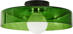 LUGUSE - Plafondlamp - Groen - Glas