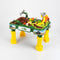 Klein Toys John Deere - Zand- en waterspeeltafel - 2in1 boerderij met afneembare bassins - Groen Geel - 64x46x60 cm