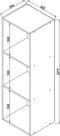 VCM Houten kantoorstandaard plank boeken mappen archief plank boekenplank Offas 3f Houten kantoorstandaard plank boeken mappen archief plank boekenplank Offas 3f