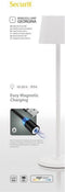 Securit Witte Dimbare LED Tafellamp Georgina Incl Magnetische Oplaadkabel - GR658
