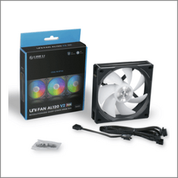 Lian Li UNI FAN AL120 V2 - Ventilator 120mm - Fluid Bearing - Zwart (1x)