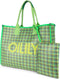 Oilily Sheila - Shopper - Dames - Ritssluiting - Waterafstotend - Groen - One size