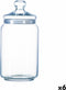 Blik Luminarc Club Transparant Glas 1 L (6 Stuks)