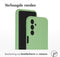 Accezz Samsung Galaxy A25 - Liquid Silicone Backcover - Schokabsorberend - Groen