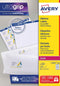 Avery L7651-100 - Mini-etiketten voor laserprinters - QuickPEEL functie (100 stuks)