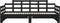 vidaXL - Slaapbank - uitschuifbaar - massief - grenenhout - zwart - 2x(80x200) - cm
