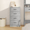 vidaXL - Keukenbuffet - Betongrijs - 40x41x75 - cm - Gelaagd - Hout