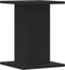 vidaXL - Plantenstandaards - 2 - st - 30x30x40 - cm - bewerkt - hout - zwart