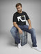 JACK&JONES PLUS SIZE - Jeans - Soepel zittend licht afgewassen - Donker blauw