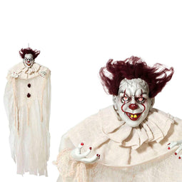 Hangende Clown Halloween (130 x 96 x 14 cm) Beige Multicolour 130 x 96 x 14 cm (3 Stuks)