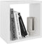 vidaXL - Wandschappen - kubus - 2 - st - 26x15x26 - cm - wit