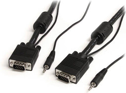 Startech.com MXTHQMM5MA - VGA-kabel met audio - 5m - Zwart