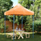 vidaXL - Partytent - inklapbaar - pop-up - 200x200x306 - cm - oranje