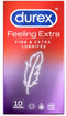Durex Thin Feel - Condooms Extra Dun - 10 stuks