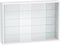 Vitrinekast staande hangende wandvitrine - schuifdeuren - 75 x 55 x 14 cm