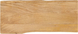 vidaXL - Tafelblad - met - natuurlijke - rand - 80x40x3,8 - cm - massief - mangohout