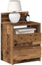 vidaXL - Nachtkastjes - 2 - st - met - 2 - lades - 40x33x60 - cm - oud - houtkleurig