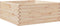 vidaXL - Plantenbak - 110x110x46 - cm - massief - grenenhout