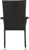 Stapelstoel Corona zwart