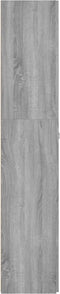 vidaXL - Schoenenkast - 80x35,5x180 - cm - bewerkt - hout - grijs - sonoma - eiken