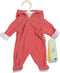 Skrallan Poppenkleding onesie koraalroze (36 cm)