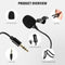 CM5 Lav-microfoon (2 stuks) 1,2 m bedrade clip-on lavalier-revers, omnidirectionele condensator, 3,5