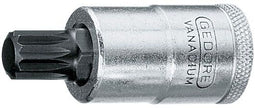 Gedore 2950952 - Veeltand (XZN) Schroevendraaierdop 1/2 (12,5 mm) - DIN 2324 - Kogelvangsleuf
