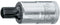 Gedore 2950952 - Veeltand (XZN) Schroevendraaierdop 1/2 (12,5 mm) - DIN 2324 - Kogelvangsleuf