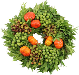 Echte Krans Matteo | 30 cm Ø | Kranz Herbst | krans voor binnen en buiten | deurkrans | Krans landelijk | Herfstdecoratie | Herfst krans | Pompoen decoratie
