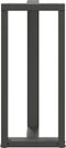 vidaXL - Bartafelpoten - 2 - st - T-vormig - 50x35x(90-91) - cm - staal - antraciet