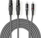 Nedis COTH15230GY30 - XLR-naar-RCA audiokabel 300cm - Grijs