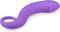 Siliconen prostaat dildo - paars